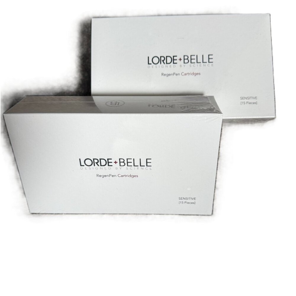 2 pack = 30 Sensitive * Lorde + Belle RegenPen Daily Cartridges NIB. Sealed